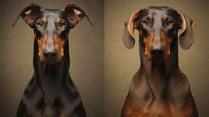 doberman ha la testa piccola