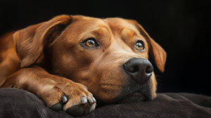 Cane stressato perchè punito